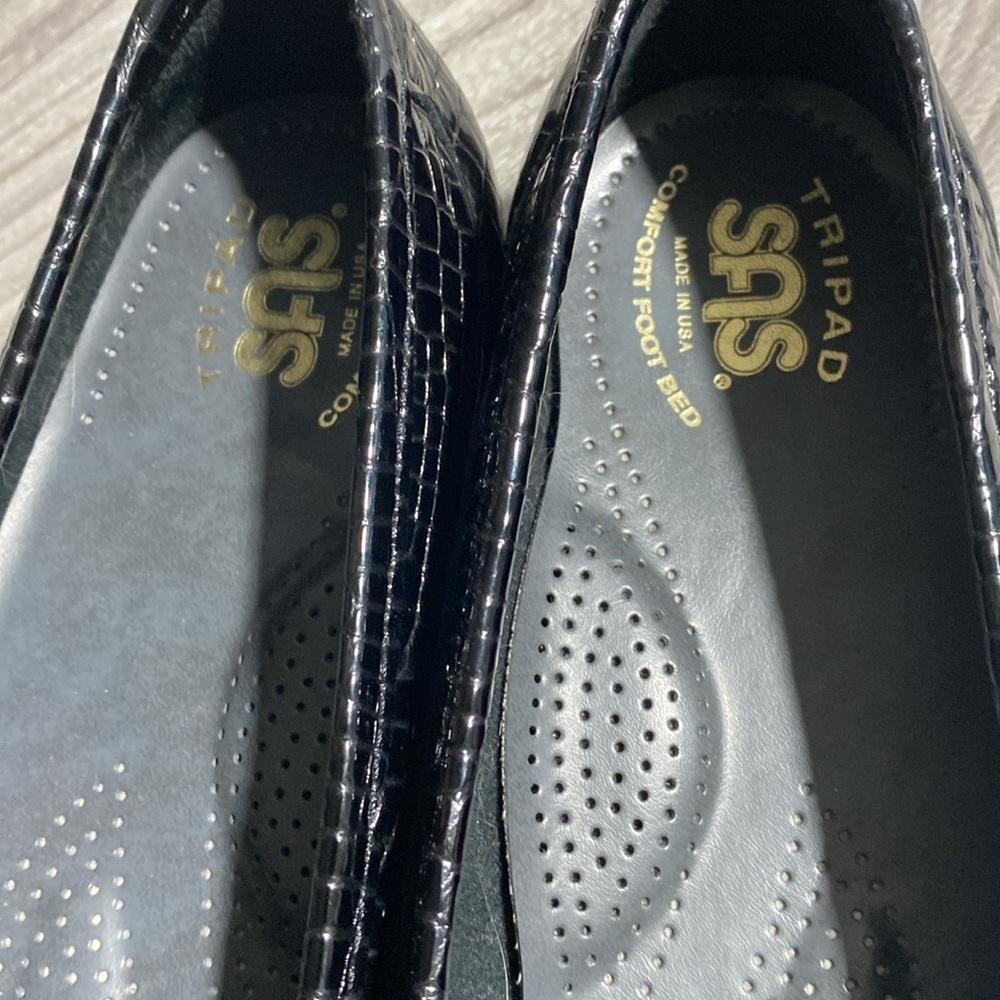 SAS Women’s Simplify C Loafer Black Croc 1556-181 Size 8.5M Slip-On Excellen X-6 - Picture 6 of 8